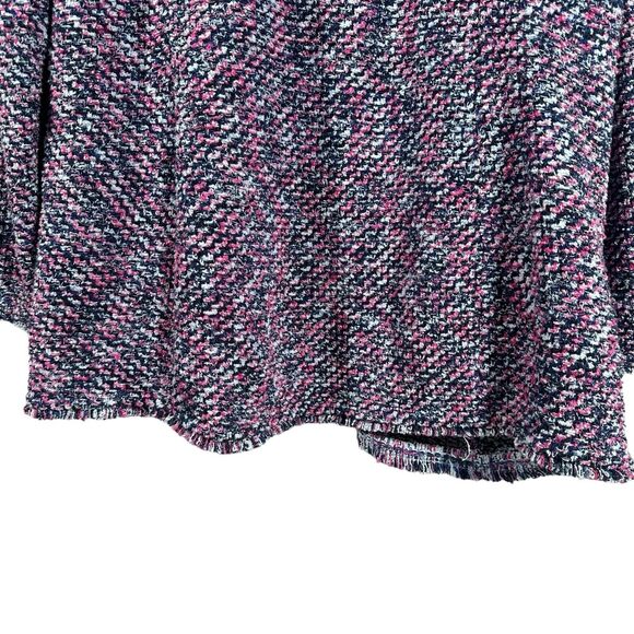 Chico’s Women’s Tweed Cool Toned Structured Notched Collar Cardigan Size 2 - Picture 4 of 9